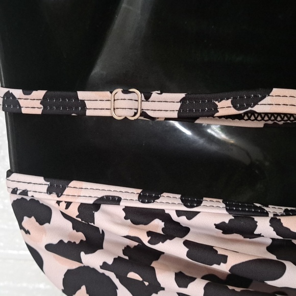 Tempt Me Adjustable Strap Vintage One Piece Swimwear-Leopard - Picture 8 of 11